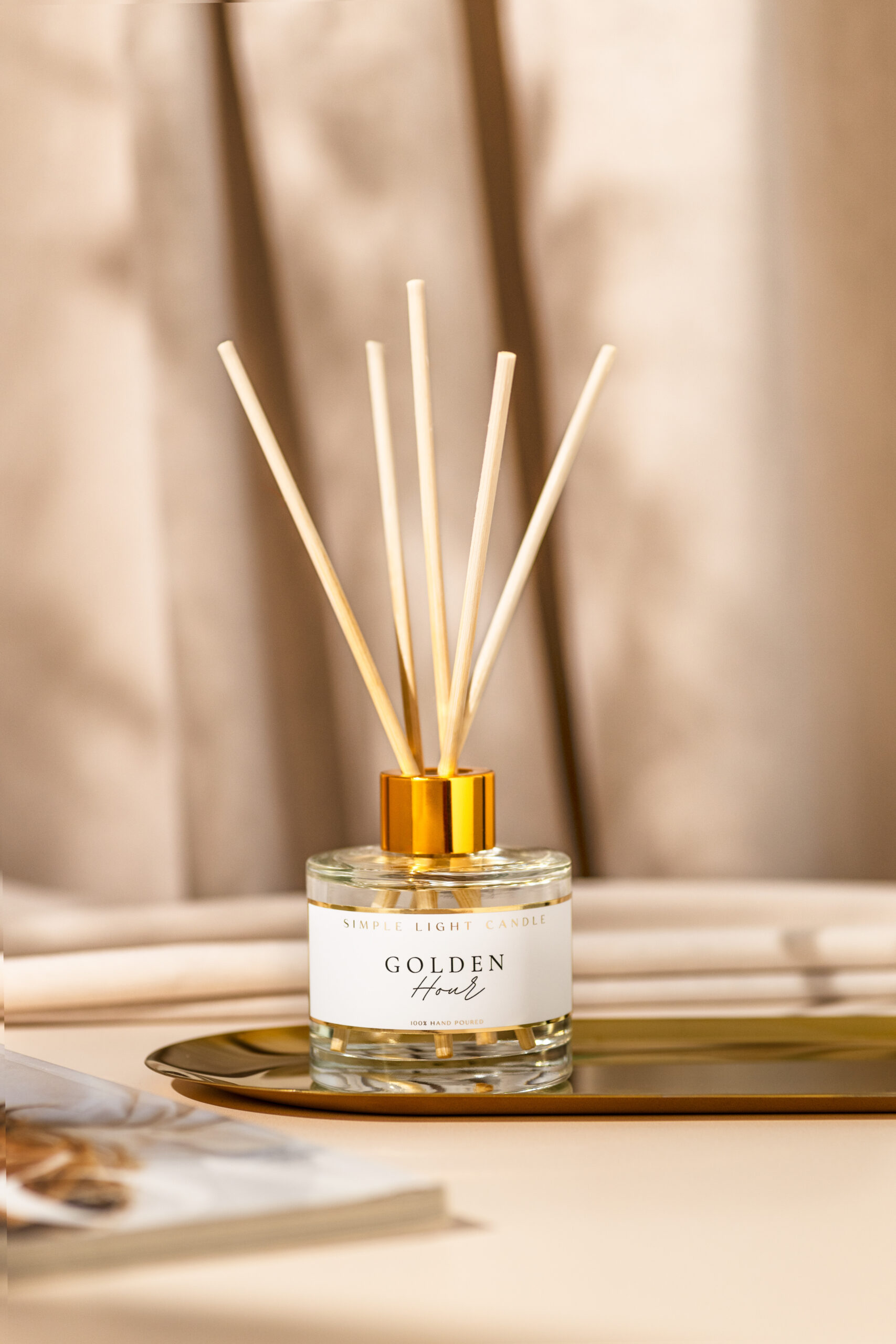Dyfuzor zapachowy z patyczkami Golden Hour
