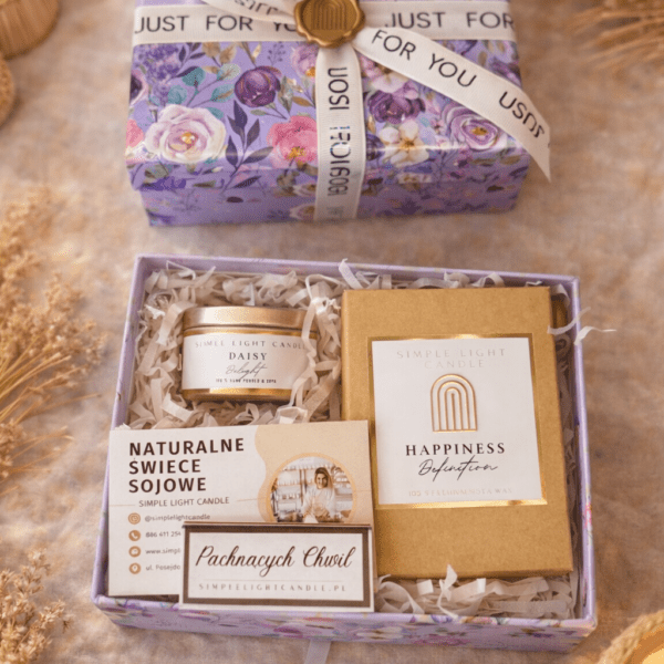 Zestaw Prezentowy - „Mały gest” (XS) świeca puszka + auto