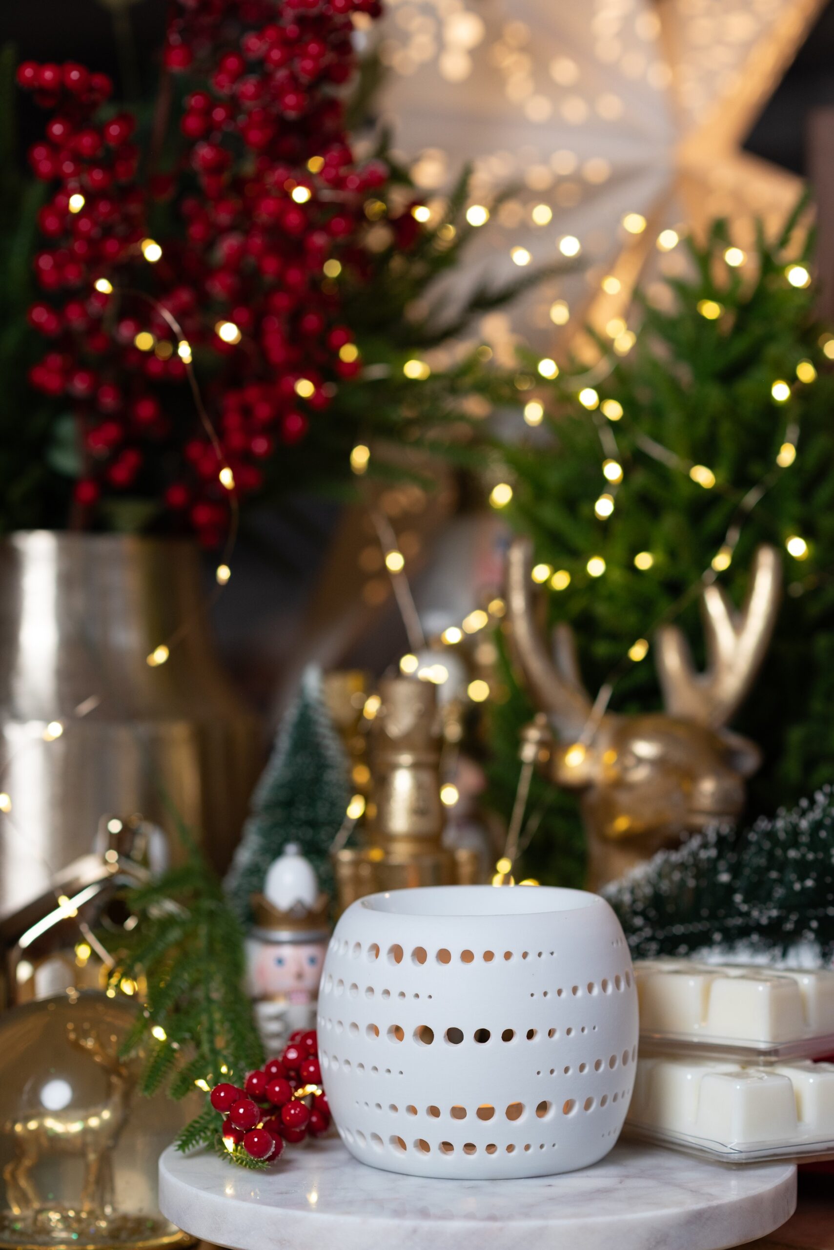 Kominek zapachowy beczułka "kropki" - obrazek 3