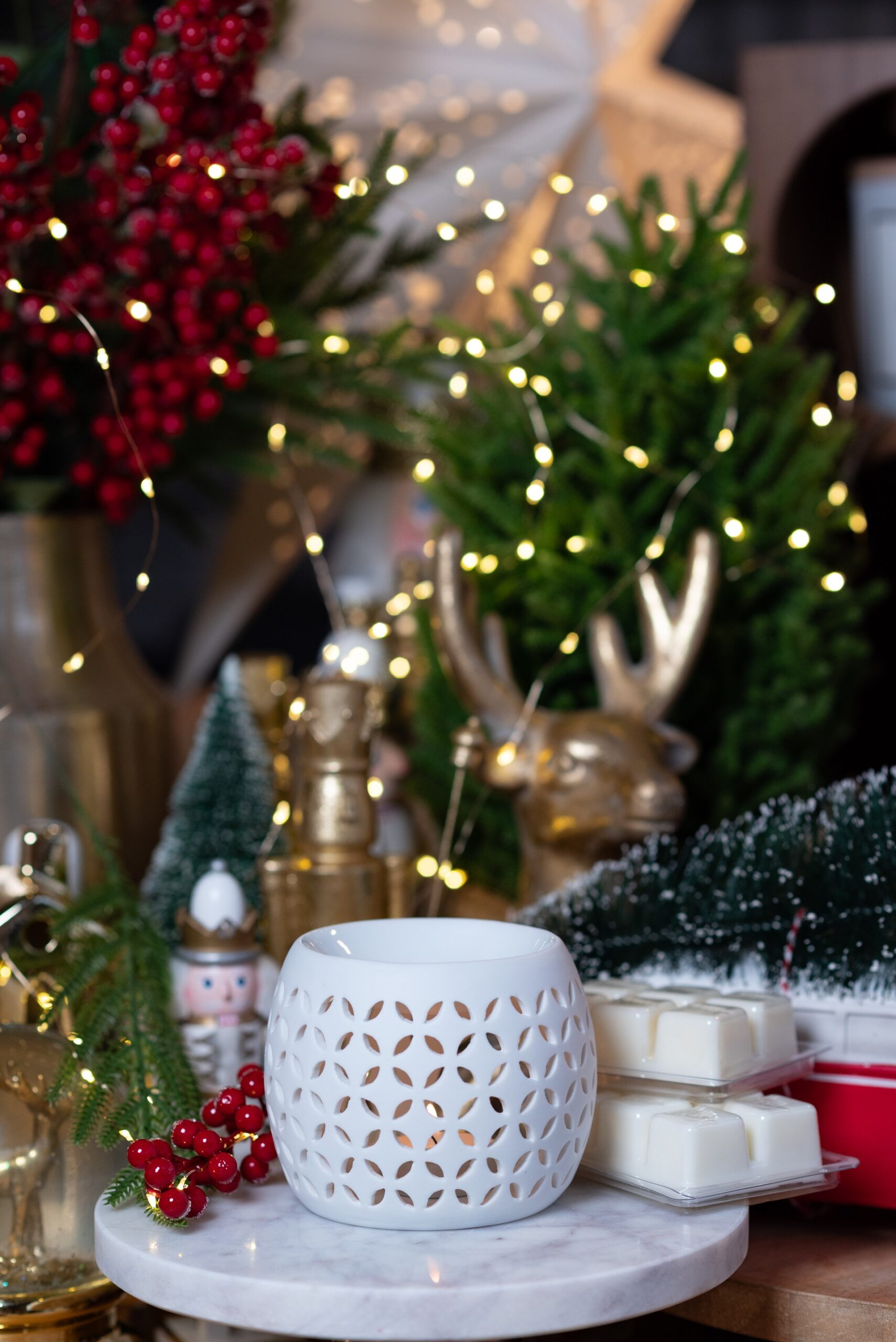 Kominek zapachowy beczułka "ażurowy" - obrazek 2