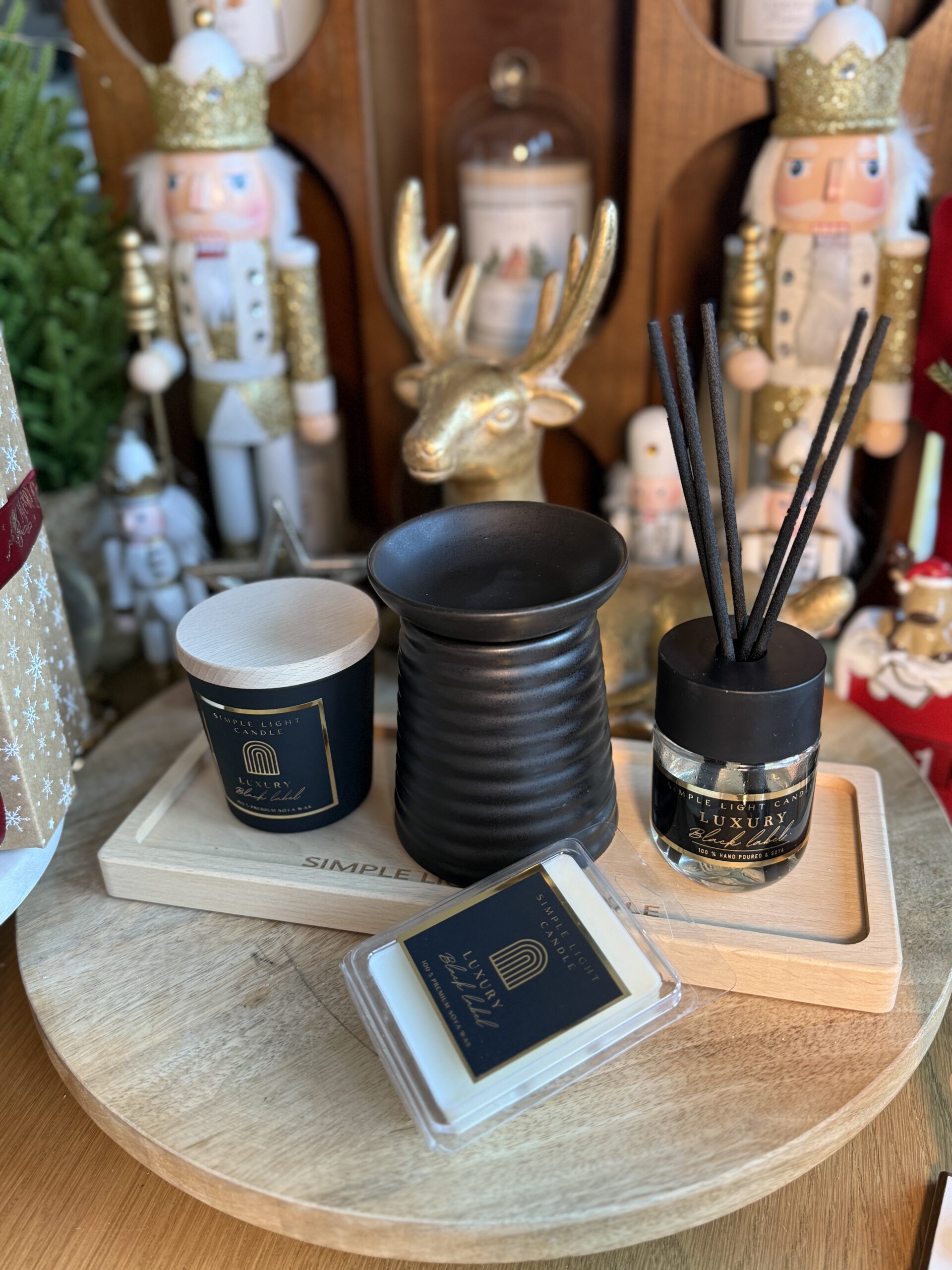 Kominek zapachowy 2-częściowy "czarny" - obrazek 3