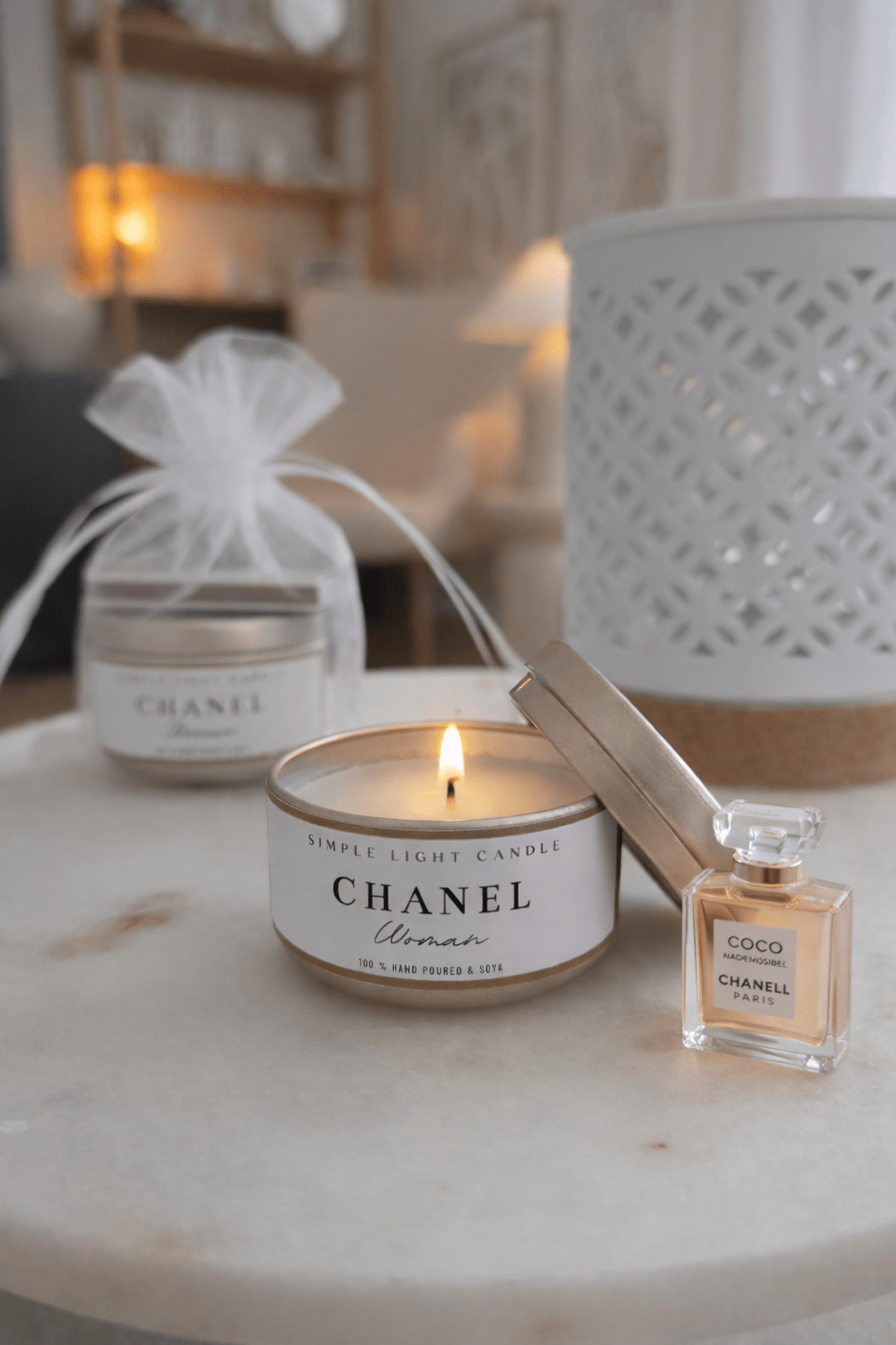 Świeca sojowa w puszce 50 ml - Chanel Women