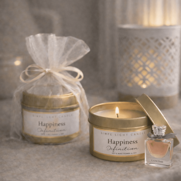 Świeca sojowa w puszce 100 ml - zapach Happiness Definition