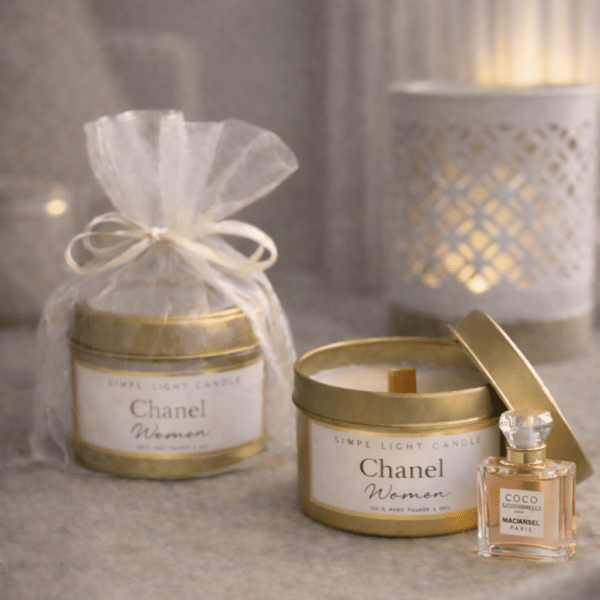 Świeca sojowa w puszce 100 ml - zapach Chanel Women