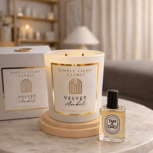 Świeca sojowa L -Velvet Amber