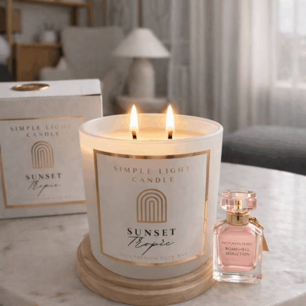 Świeca sojowa L - Sunset Tropic