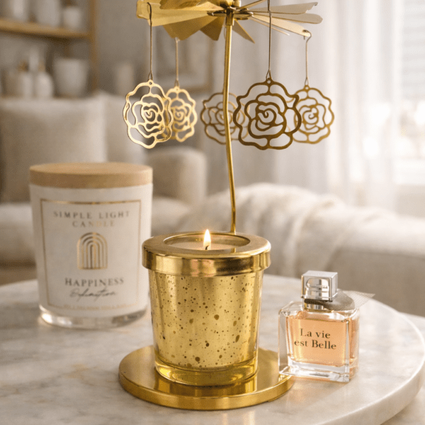 Złota Karuzela Zapachowa - wzór Róże - Zapach Happiness Definition