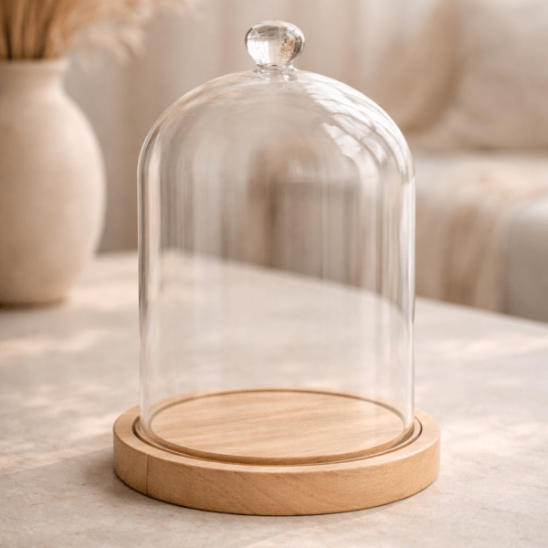 Szklana kopuła dekoracyjna