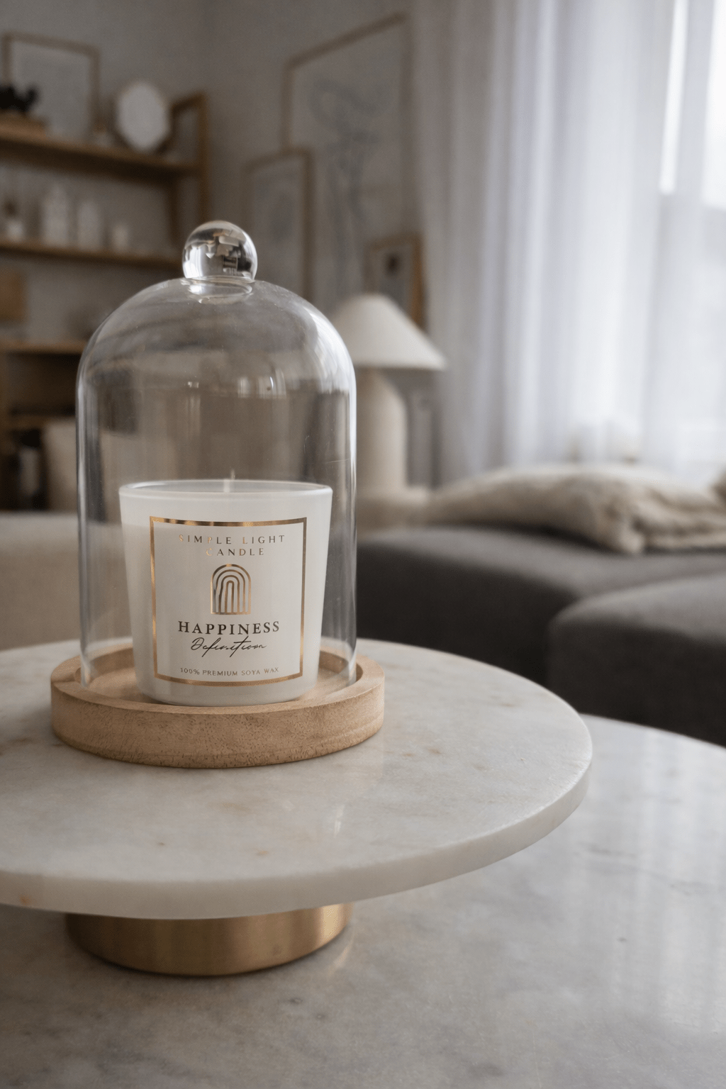 Szklana kopuła dekoracyjna - obrazek 2