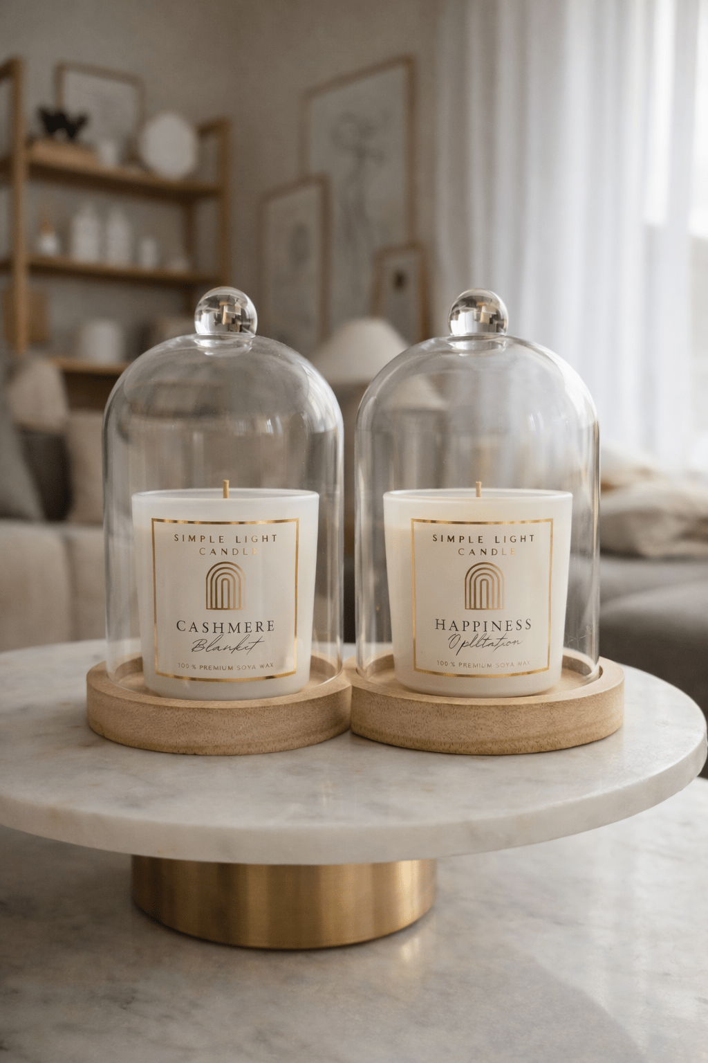 Szklana kopuła dekoracyjna - obrazek 3