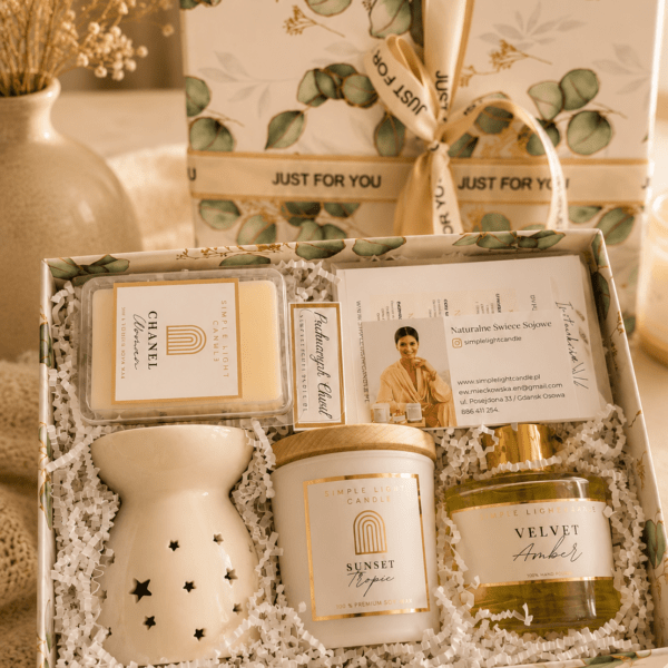 Prezent Royal – Box świeca, kominek, wosk, dyfuzor