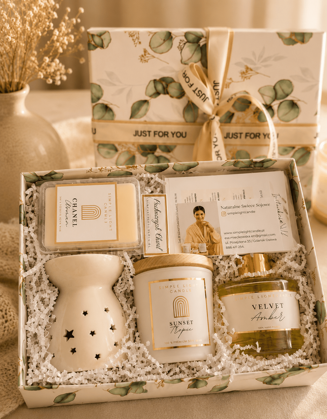 Prezent Royal – Box świeca, kominek, wosk, dyfuzor
