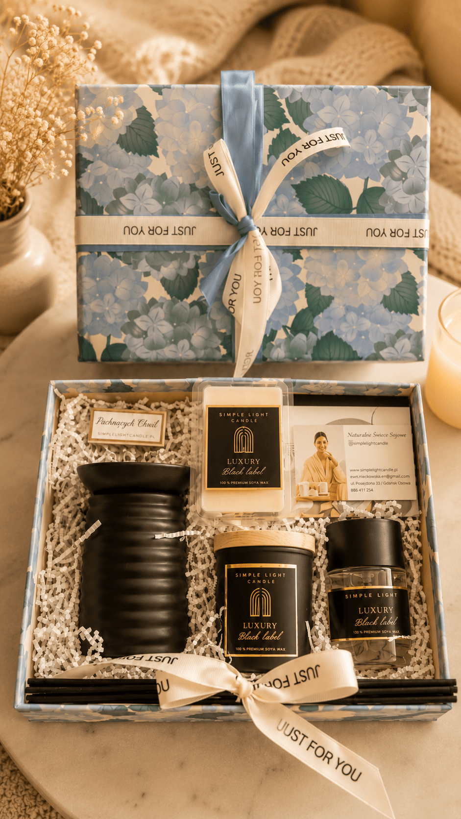 Prezent Royal – Box świeca, kominek, wosk, dyfuzor - obrazek 2