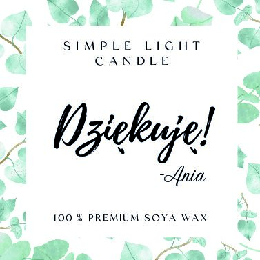 Indywidualna personalizacja etykiety (+10 zł / 1 świeca) - obrazek 7