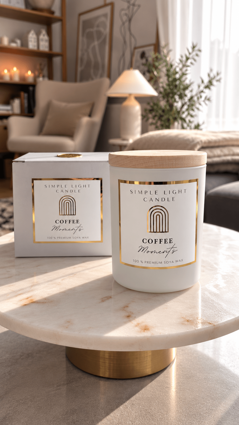 Świeca sojowa L - Coffee Moments - obrazek 3
