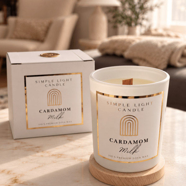 Świeca sojowa M - Cardamom Milk