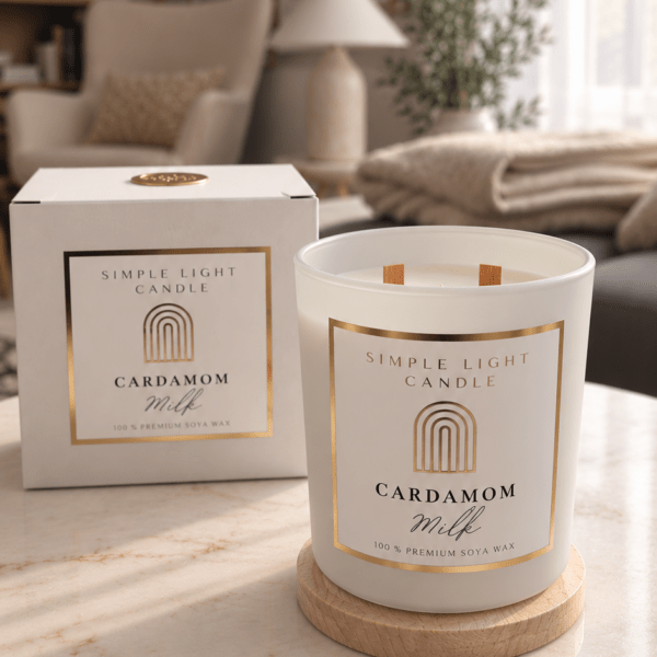 Świeca sojowa L - Cardamom Milk