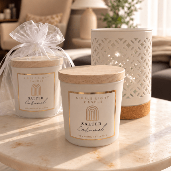Świeca sojowa S - Salted Caramel