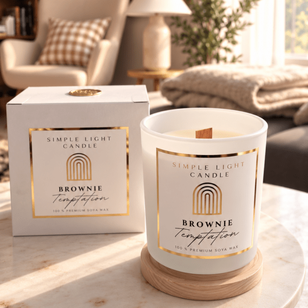 Świeca sojowa M - Brownie Temptation