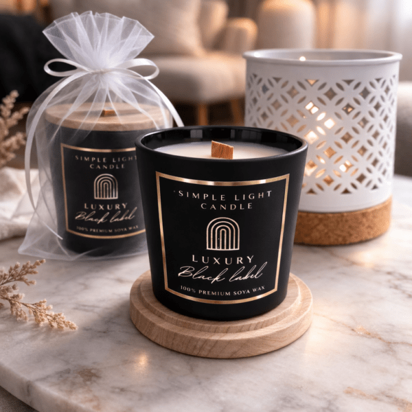 Świeca sojowa - Luxury Black Label