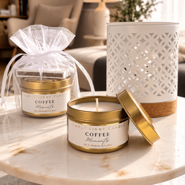 Świeca sojowa w puszce 50 ml - Coffee Moments