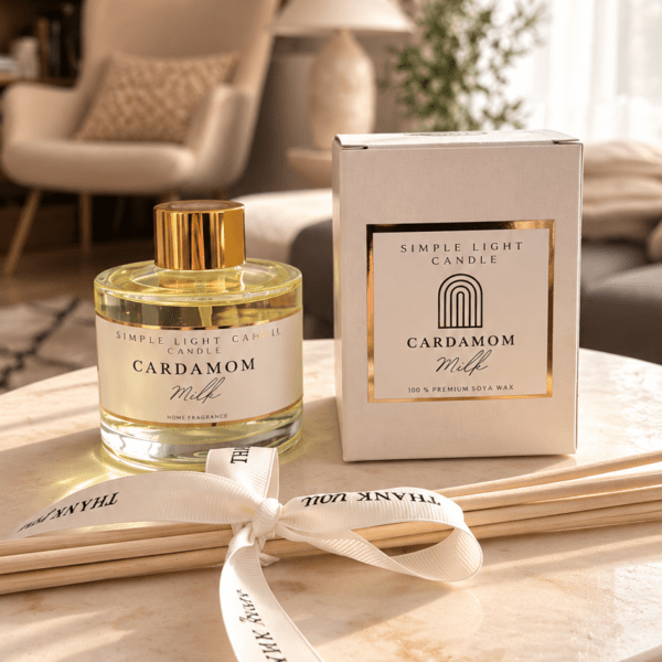 Dyfuzor zapachowy z patyczkami Cardamom Milk